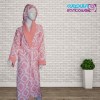 حوله پالتویی لاوین سایز مدیوم رنگ صورتی روشن