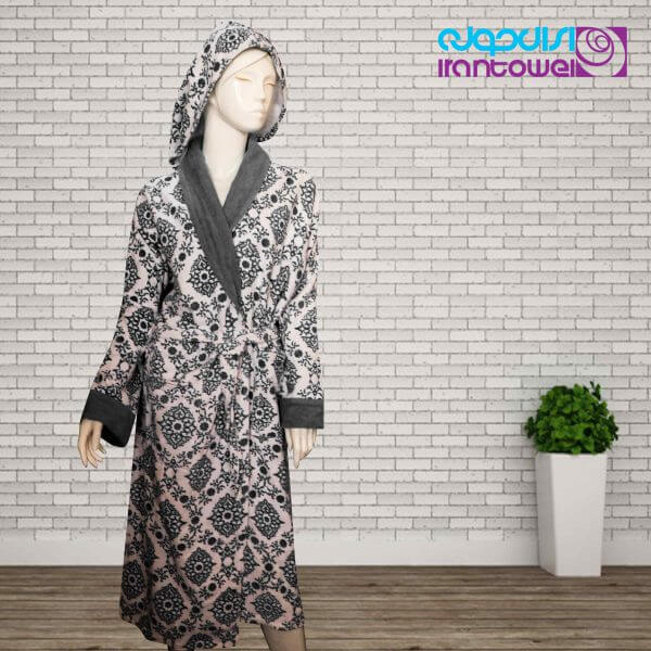 حوله پالتویی لاوین سایز مدیوم رنگ صورتی روشن